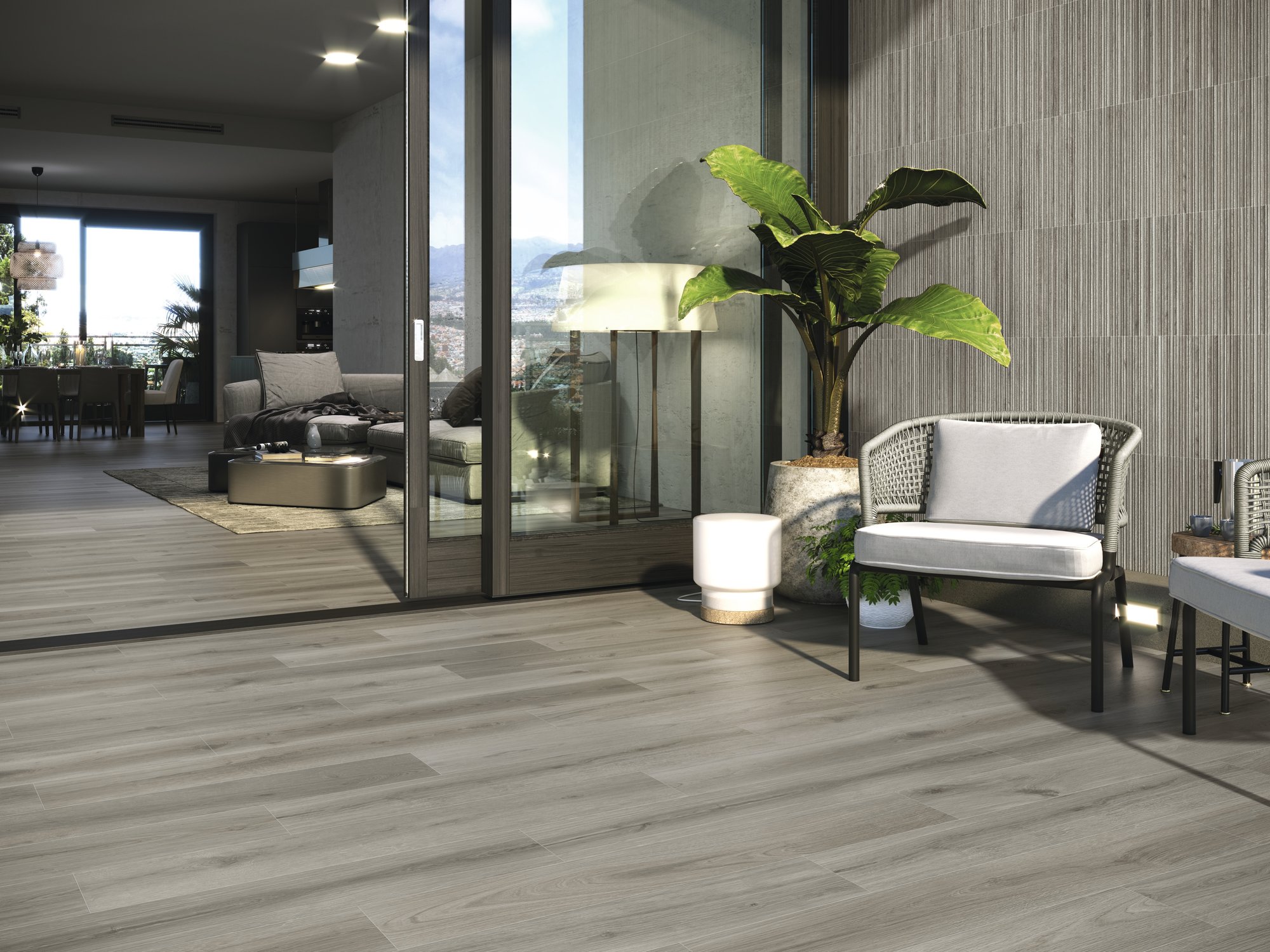 Ape Grupo Коллекция KOEN Naturale Mat 30*120 см (R52) в интерьере